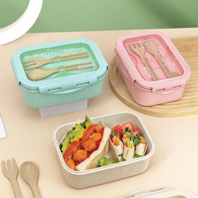 850ml Divided Lunch Box Portab - Food Storage With Dividers recension och pris