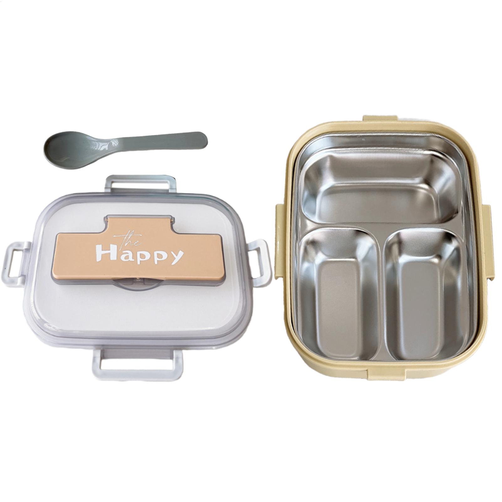 Portable Lunch Box Stainless S - Food Storage With Dividers recension och pris