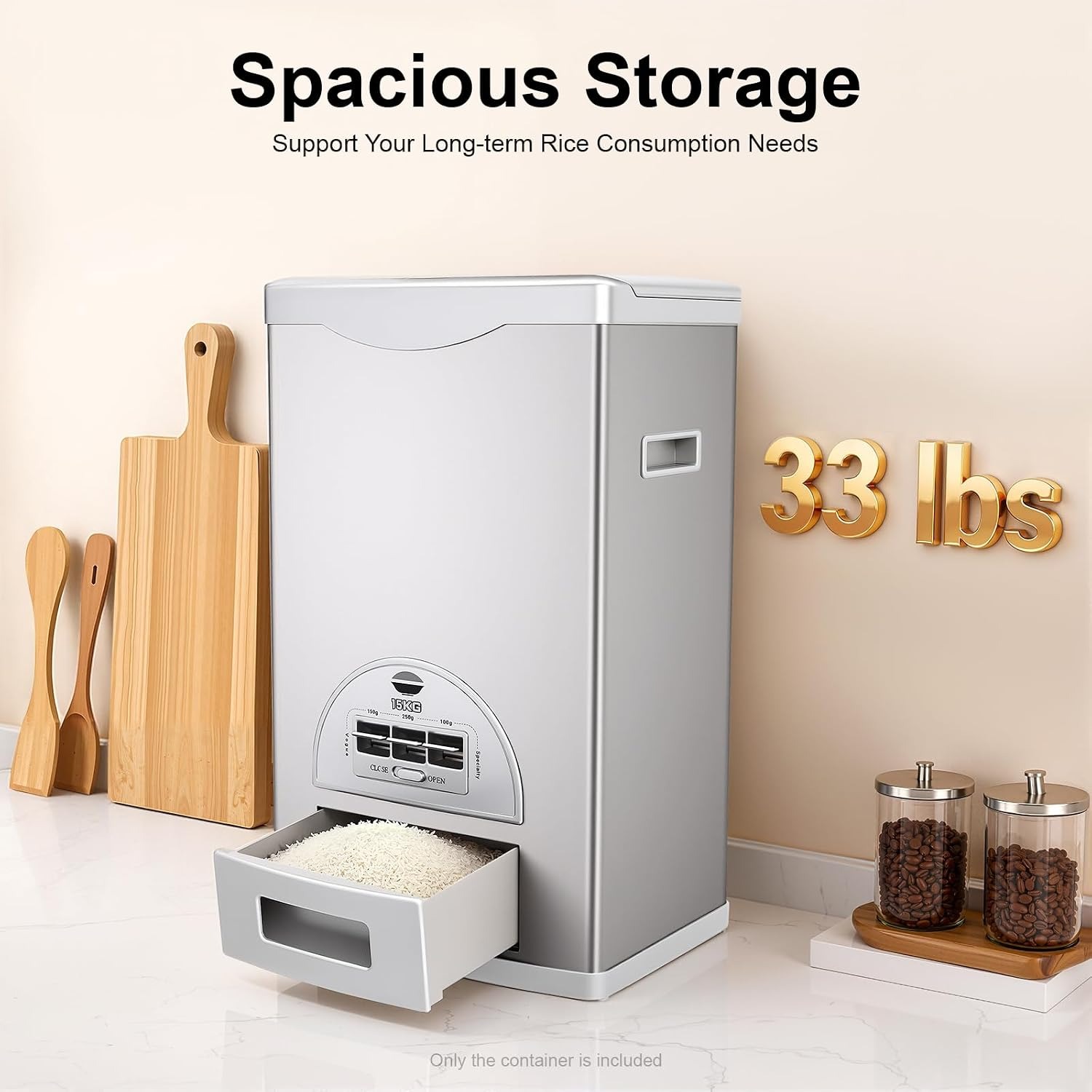 Xuthusman Grain Container, Ric - Food Storage Machine recension och pris